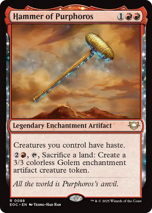 Hammer of Purphoros [Edge of Eternities Commander]
