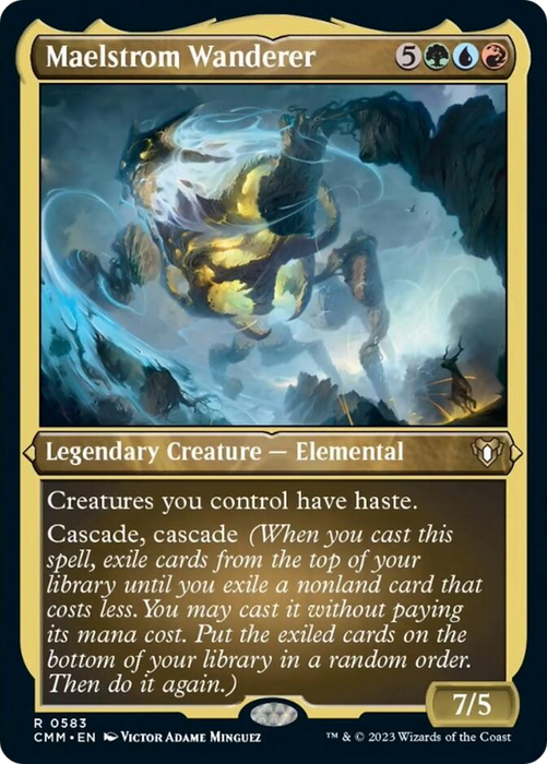 Maelstrom Wanderer (Foil Etched) [Commander Masters]