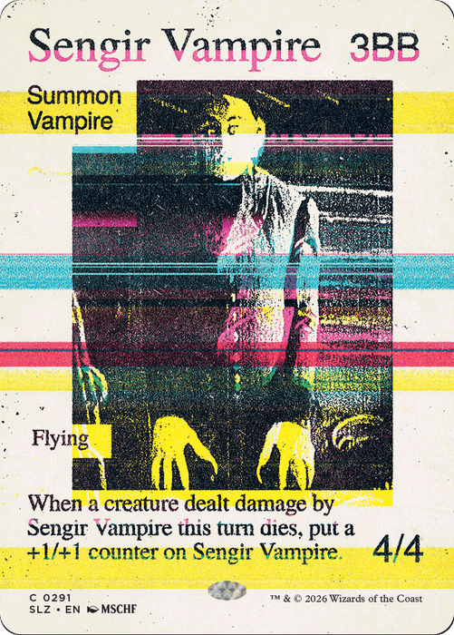 Sengir Vampire (0291) [Secret Lair x MSCHF: The Zeta Set]