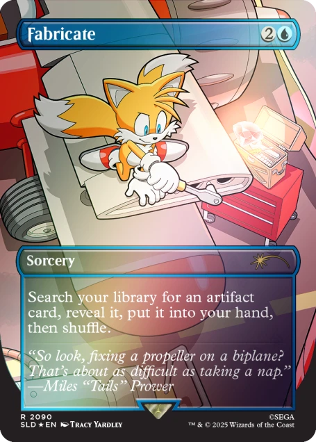 MTG - Secret Lair x Sonic: Chasing Adventure Rainbow Foil