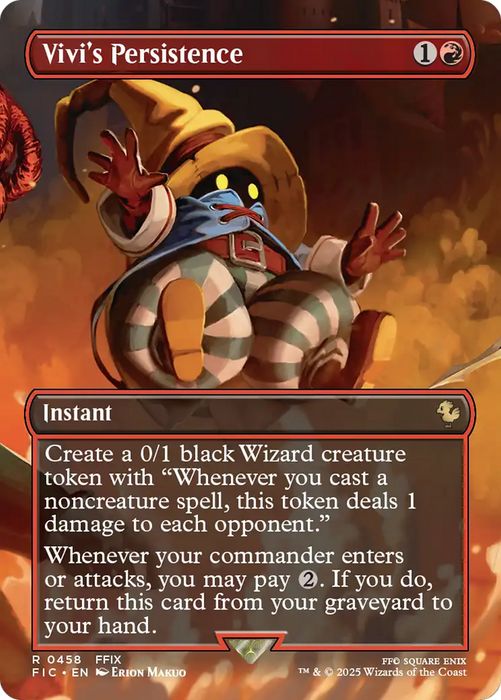 Vivi's Persistence (Borderless) [FINAL FANTASY Commander]