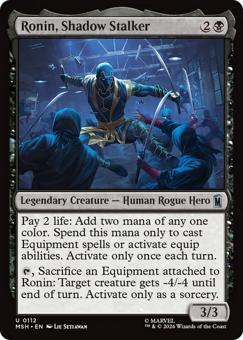 Ronin, Shadow Stalker [Marvel Super Heroes]