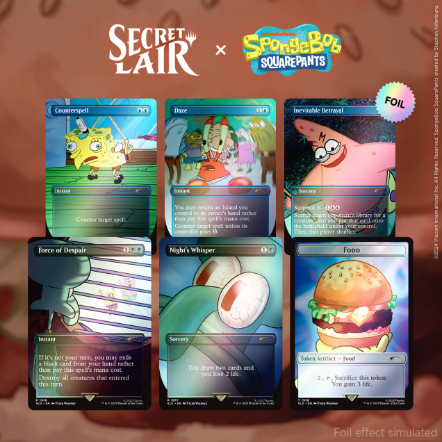 MTG - Secret Lair X Spongebob Squarepants: Internet Sensation - Rainbow Foil