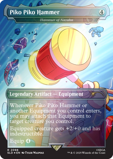 MTG - Secret Lair x Sonic: Turbo Gear Rainbow Foil