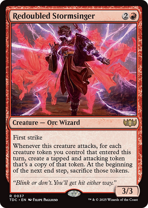 Redoubled Stormsinger [Tarkir: Dragonstorm Commander]