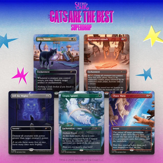 MTG - Cats of Chaos Secret Lair