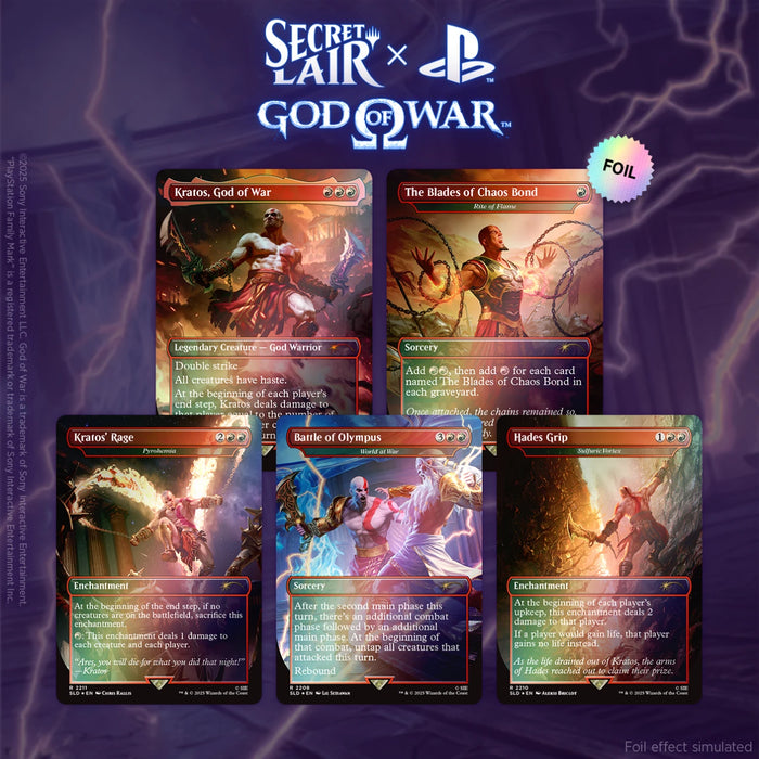 MTG - Secret Lair x God of War Greek - Traditional Foil