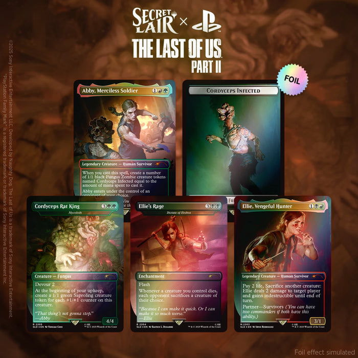 MTG - Secret Lair x The Last of Us Part II Foil Edition