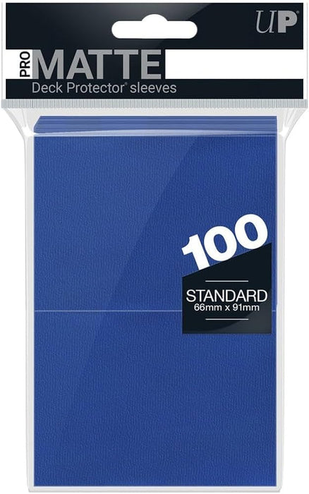 Ultra Pro 100 Deck Protector Matte Standard Size Blue