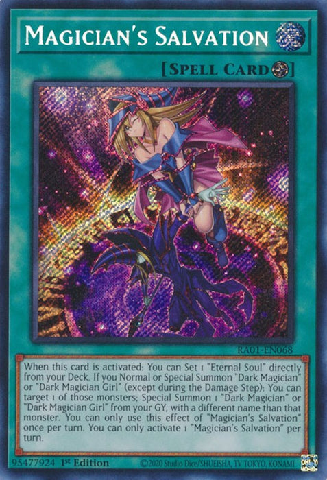 Magician's Salvation [RA01-EN068] Secret Rare