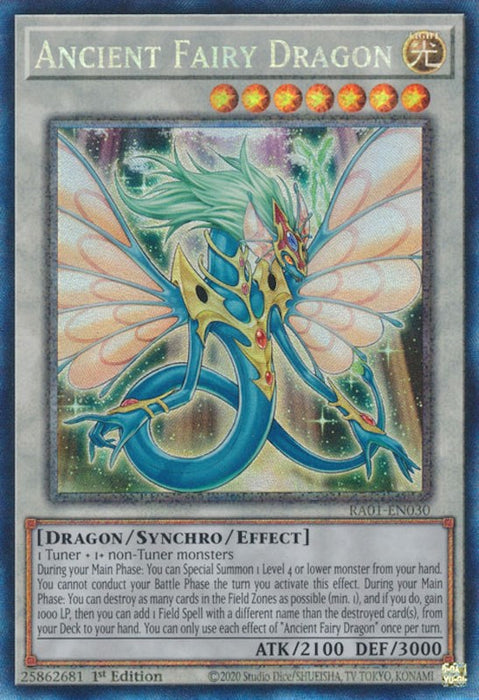 Ancient Fairy Dragon [RA01-EN030] Prismatic Collector's Rare