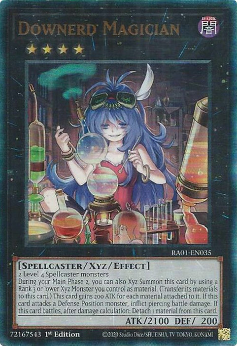 Downerd Magician [RA01-EN035] Prismatic Ultimate Rare