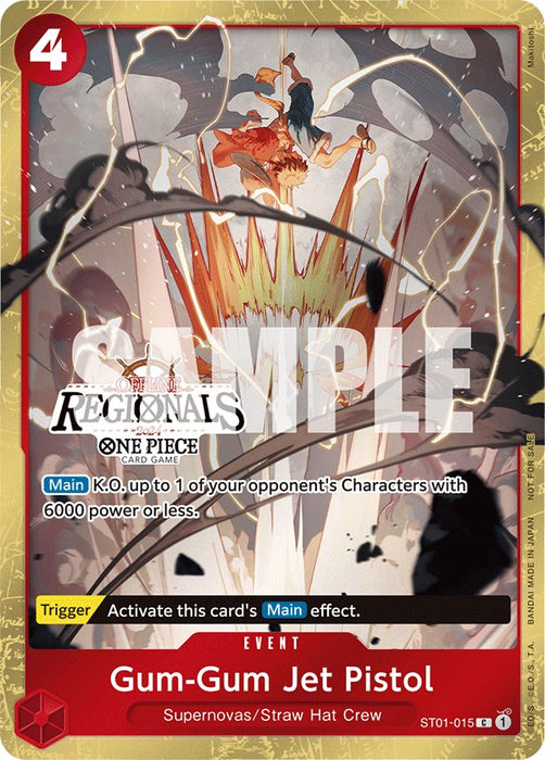 Gum-Gum Jet Pistol (Offline Regional 2024) [Participant] [One Piece Promotion Cards]