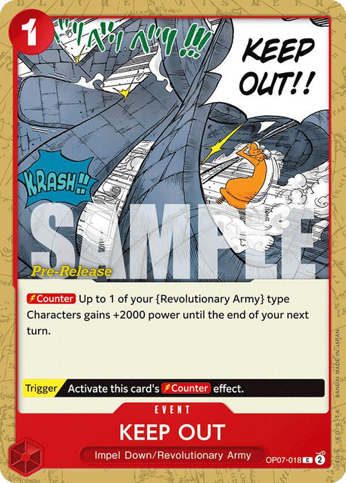 Keep Out [500 Years in the Future Pre-Release Cards]