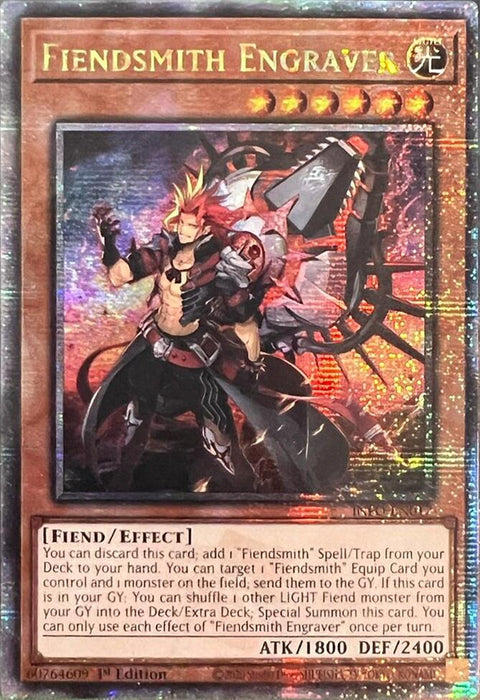 Fiendsmith Engraver (Quarter Century Secret Rare) [INFO-EN017] Quarter Century Secret Rare