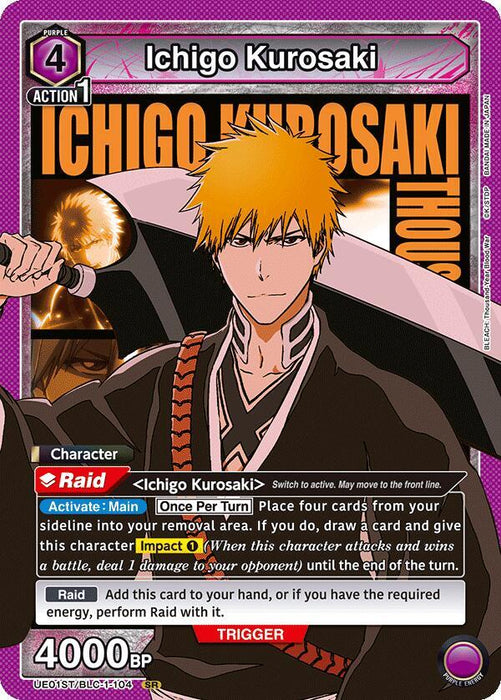 Ichigo Kurosaki (104) - UE01ST: BLEACH: Thousand-Year Blood War Starter Deck (UE01ST)