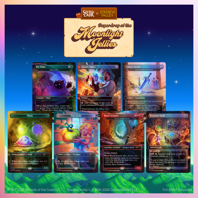 Secret Lair x Stardew Valley: A Flicker in the Deep - Traditional Foil Edition