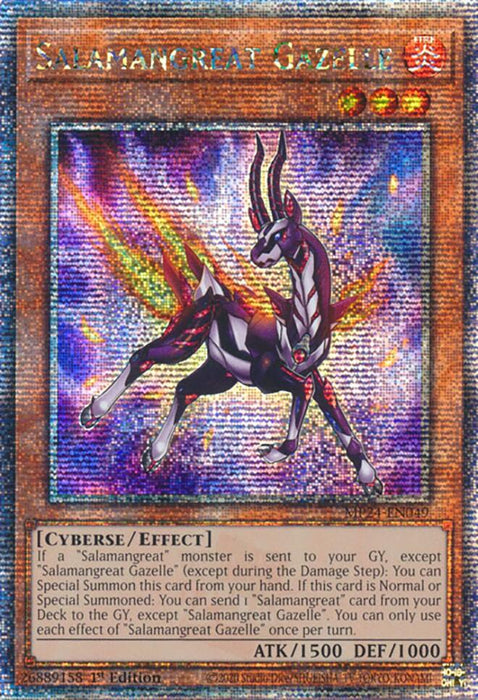 Salamangreat Gazelle [MP24-EN049] Quarter Century Secret Rare