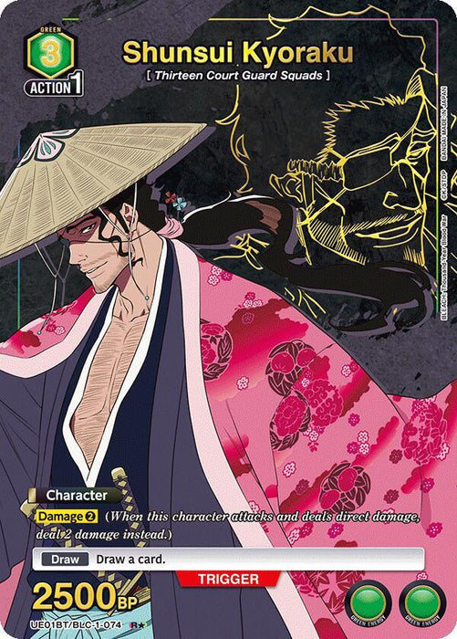 Shunsui Kyoraku (074) (R*) - UE01BT: BLEACH: Thousand-Year Blood War (UE01BT)