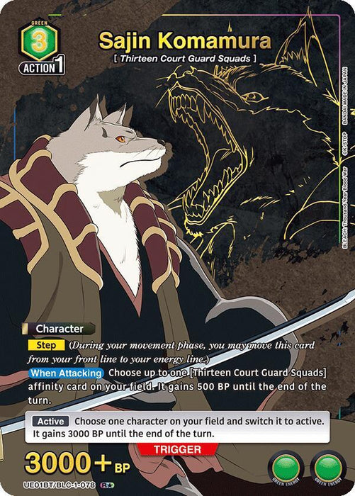 Sajin Komamura (078) (R*) - UE01BT: BLEACH: Thousand-Year Blood War (UE01BT)