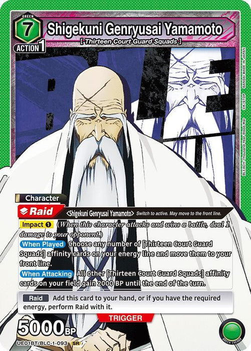 Shigekuni Genryusai Yamamoto (093) - UE01BT: BLEACH: Thousand-Year Blood War (UE01BT)