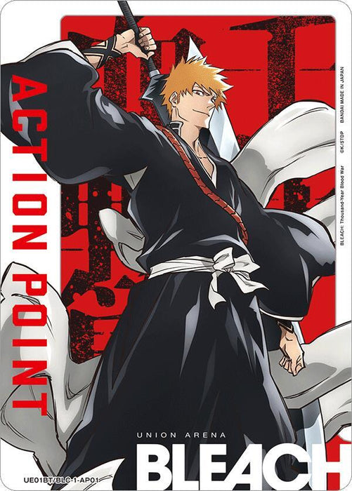 Action Point Card (AP01) (Ichigo Kurosaki) - UE01BT: BLEACH: Thousand-Year Blood War (UE01BT) - FOIL