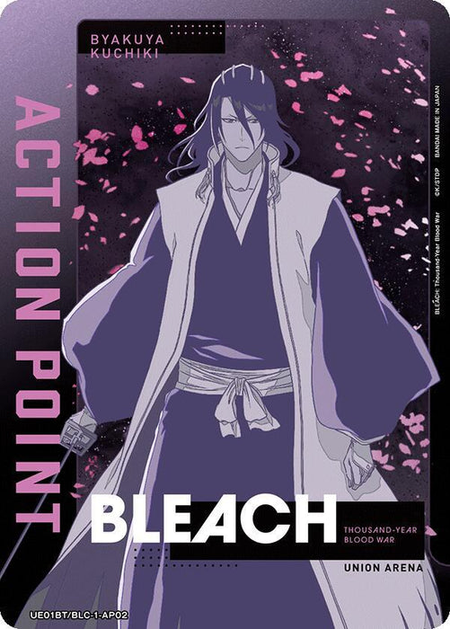 Action Point Card (AP02) (Byakuya Kuchiki) - UE01BT: BLEACH: Thousand-Year Blood War (UE01BT) - FOIL