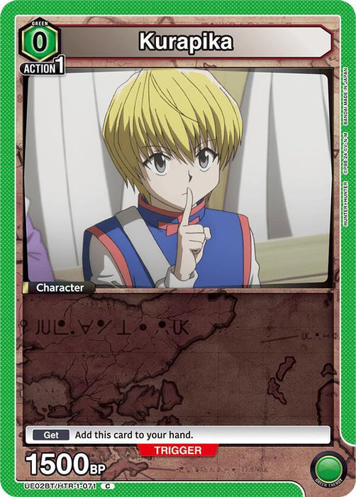 Kurapika (071) (Box Topper Foil) - UE02BT: HUNTER X HUNTER (UE02BT)
