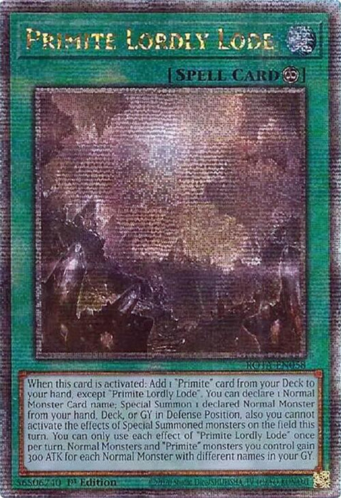 Primite Lordly Lode (Quarter Century Secret Rare) [ROTA-EN058] Quarter Century Secret Rare