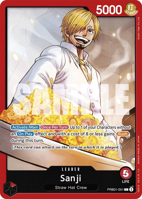 Sanji (PRB01-001) [Premium Booster -The Best-]