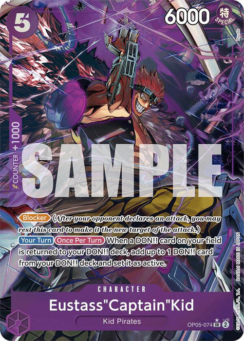 Eustass"Captain"Kid (OP05-074) (Alternate Art) [Premium Booster -The Best-]