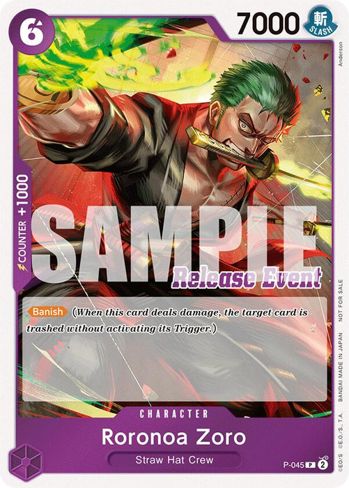 Roronoa Zoro (ST15 - ST20 Release Event Winner Pack) [One Piece Promotion Cards]