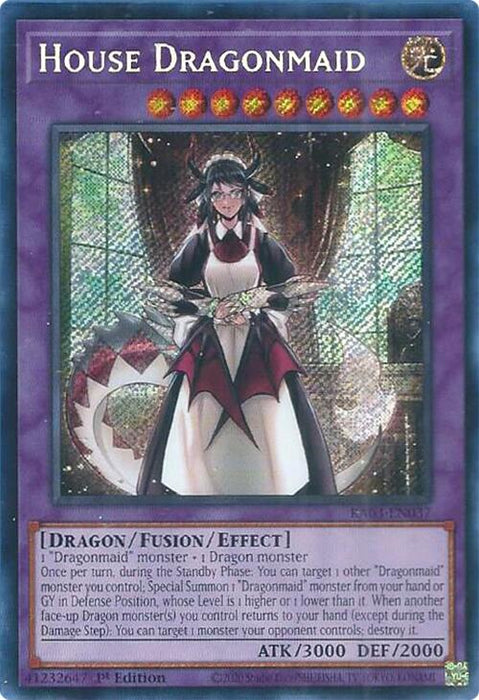 House Dragonmaid (Secret Rare) [RA03-EN037] Secret Rare