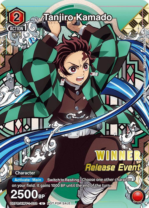 Tanjiro Kamado (Release Event Winner) - UE05BT: Demon Slayer: Kimetsu no Yaiba Release Event Cards (UE05BT_RE)