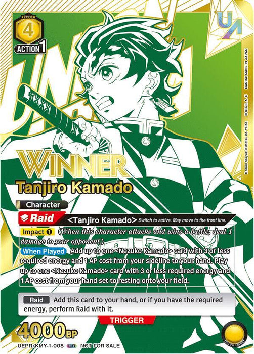 Tanjiro Kamado (008) (Winner) - Union Arena Promotion Cards (UEPR)
