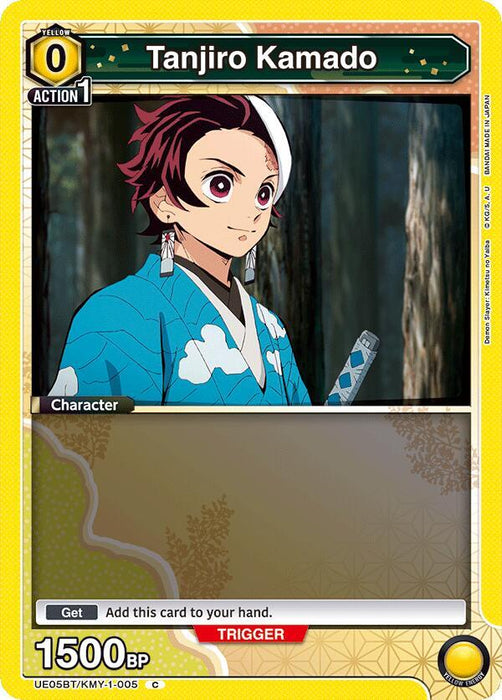 Tanjiro Kamado (005) (Box Topper Foil) - UE05BT: Demon Slayer: Kimetsu no Yaiba (UE05BT)