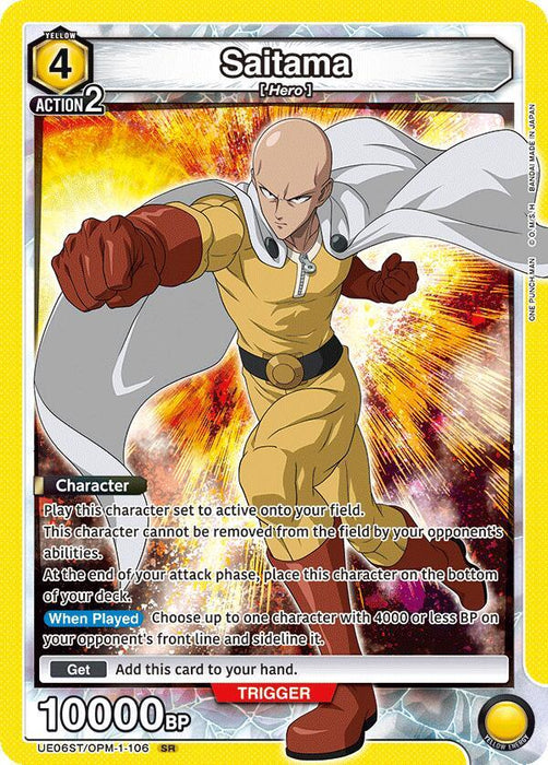 Saitama (106) - UE06ST: One Punch Man Starter Deck (UE06ST)