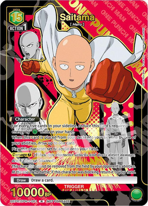 Saitama (061) (Gold) - Union Arena Promotion Cards (UEPR)