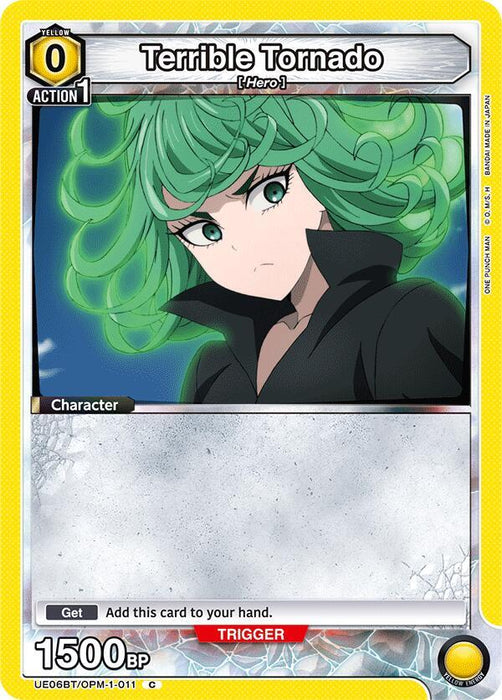 Terrible Tornado (011) (Box Topper Foil) - UE06BT: One Punch Man (UE06BT)