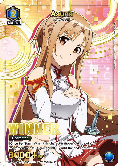 Asuna (Winner) - Union Arena Promotion Cards (UEPR)