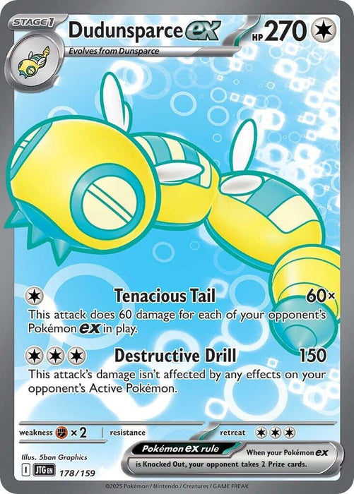 Dudunsparce ex (178/159) [Scarlet & Violet: Journey Together]
