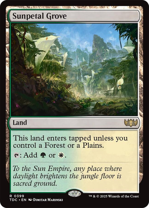 Sunpetal Grove [Tarkir: Dragonstorm Commander]