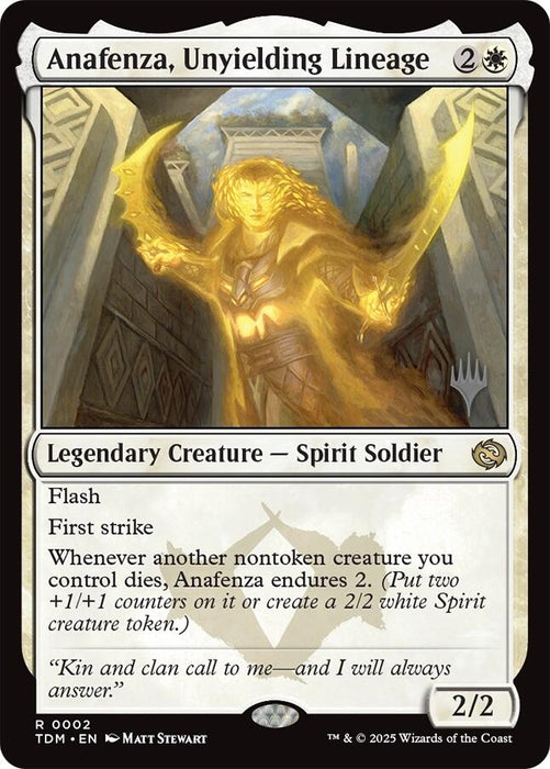 Anafenza, Unyielding Lineage (Promo Pack) [Tarkir: Dragonstorm Promos]