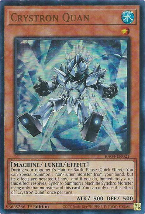 Crystron Quan [RA04-EN021] Ultra Rare