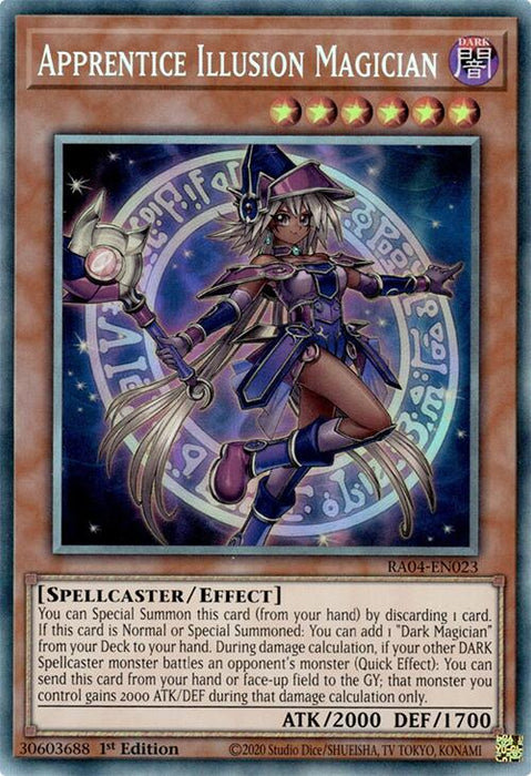 Apprentice Illusion Magician [RA04-EN023] Prismatic Collector's Rare