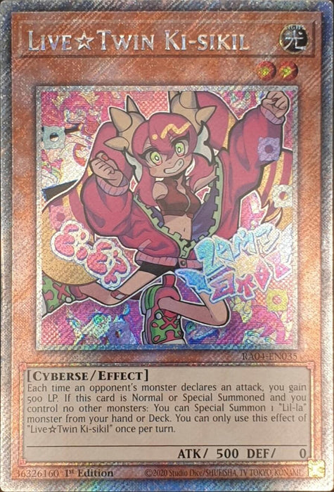 LiveTwin Ki-sikil [RA04-EN035] Platinum Secret Rare