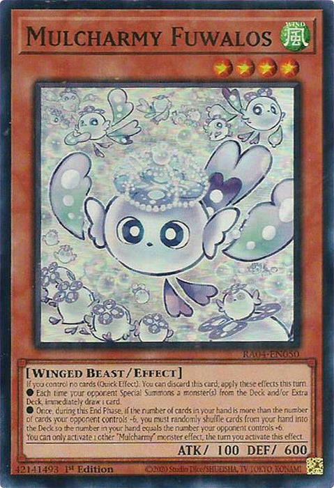 Mulcharmy Fuwalos [RA04-EN050] Super Rare