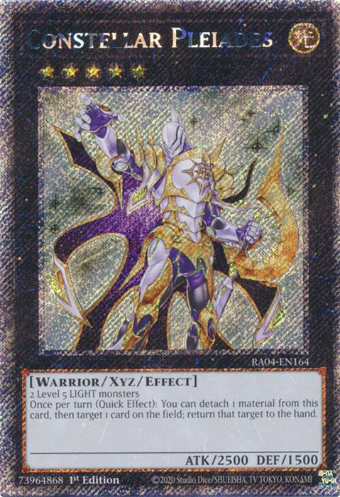 Constellar Pleiades [RA04-EN164] Platinum Secret Rare