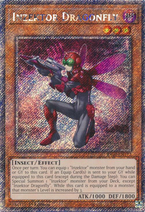 Inzektor Dragonfly [RA04-EN172] Platinum Secret Rare