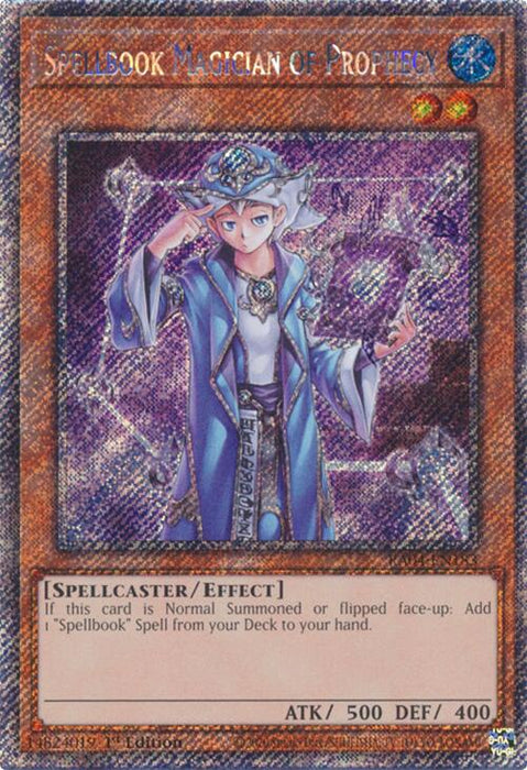 Spellbook Magician of Prophecy [RA04-EN183] Platinum Secret Rare